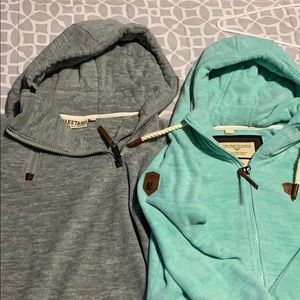 2 Naketano hoodies! One L one XL unisex hoodies